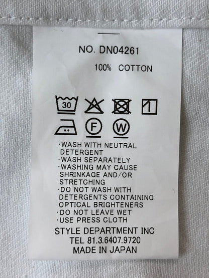 【中古品】【メンズ】 STILL BY HAND スティルバイハンド DN04261 11.5OZ DENIM JACKET デニムジャケット アウター 140-260503-AS-13-min サイズ：50 カラー：ホワイト 万代Net店