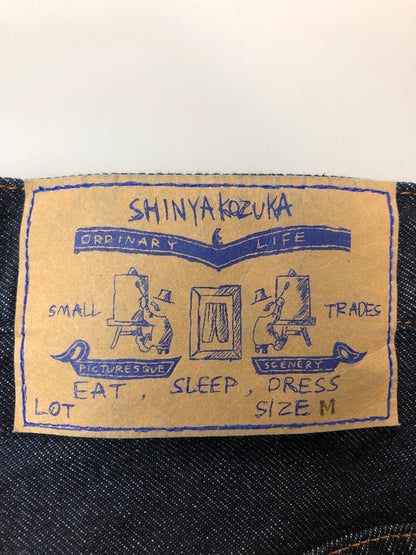 【中古美品】【メンズ】 SHINYAKOZUKA シンヤコヅカ PAINTED ORDINARY CITY DELIVERYMAN デニムパンツ ボトムス 151-260503-AS-20-min サイズ：M カラー：インディゴ 万代Net店