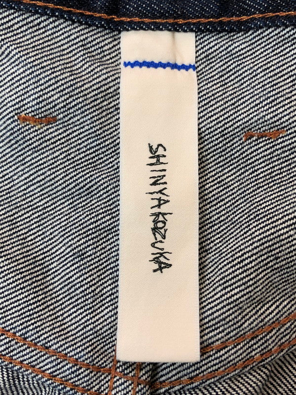 【中古美品】【メンズ】 SHINYAKOZUKA シンヤコヅカ PAINTED ORDINARY CITY DELIVERYMAN デニムパンツ ボトムス 151-260503-AS-20-min サイズ：M カラー：インディゴ 万代Net店