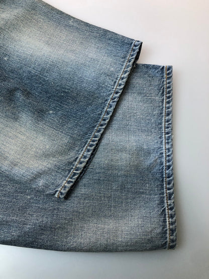 【中古美品】【メンズ】 ANCELLM アンセルム ANC‐#01-26SS #01 MIDTAPERED 5P DENIM PANTS デニムパンツ ボトムス 151-260503-AS-16-min サイズ：2 カラー：インディゴ 万代Net店