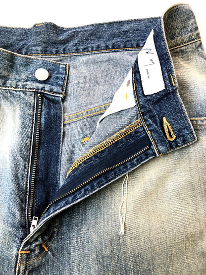 【中古美品】【メンズ】 ANCELLM アンセルム ANC‐#01-26SS #01 MIDTAPERED 5P DENIM PANTS デニムパンツ ボトムス 151-260503-AS-16-min サイズ：2 カラー：インディゴ 万代Net店