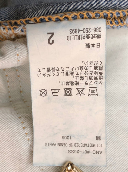 【中古美品】【メンズ】 ANCELLM アンセルム ANC‐#01-26SS #01 MIDTAPERED 5P DENIM PANTS デニムパンツ ボトムス 151-260503-AS-16-min サイズ：2 カラー：インディゴ 万代Net店