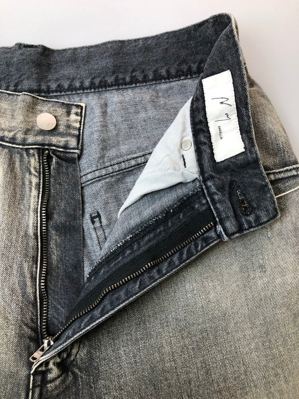 【中古美品】【メンズ】 ANCELLM Aアンセルム NC‐#01-26SS #01 MIDTAPERED 5P DENIM PANTS デニムパンツ ボトムス 151-260503-AS-17-min カラー：ブラック 万代Net店