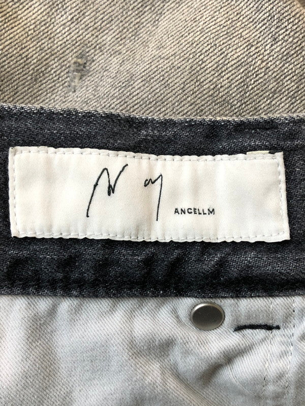 【中古美品】【メンズ】 ANCELLM Aアンセルム NC‐#01-26SS #01 MIDTAPERED 5P DENIM PANTS デニムパンツ ボトムス 151-260503-AS-17-min カラー：ブラック 万代Net店