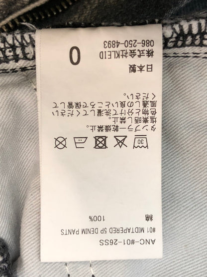 【中古美品】【メンズ】 ANCELLM Aアンセルム NC‐#01-26SS #01 MIDTAPERED 5P DENIM PANTS デニムパンツ ボトムス 151-260503-AS-17-min カラー：ブラック 万代Net店