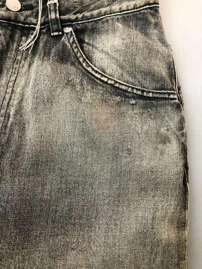 【中古美品】【メンズ】 ANCELLM Aアンセルム NC‐#01-26SS #01 MIDTAPERED 5P DENIM PANTS デニムパンツ ボトムス 151-260503-AS-17-min カラー：ブラック 万代Net店