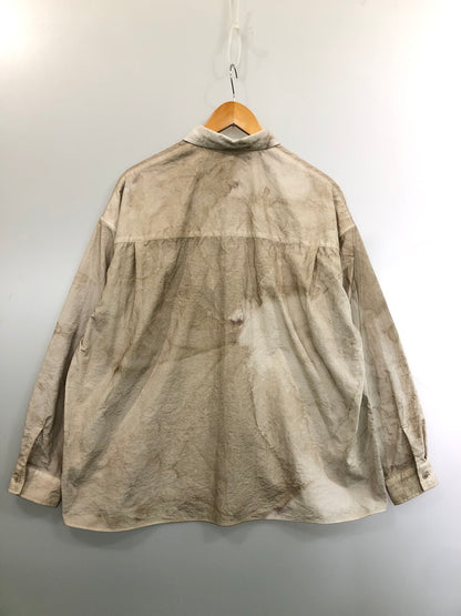 【中古美品】【メンズ】 KONTOR コントール KON-SH01261 AURORA-DYED NYLON SHIRT ナイロンシャツ ロングスリーブ 140-260503-AS-14-min サイズ：2 カラー：ベージュ 万代Net店