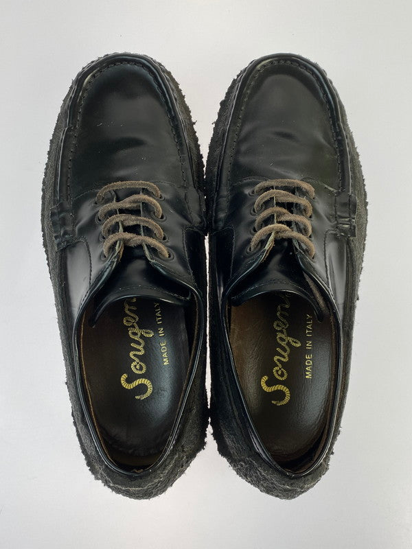 【中古品】【メンズ】 SOUGEN スーゲン RUBBER SOLE LEATHER SHOES ラバーソール レザーシューズ 靴 メンズ 164-260430-em-64-min サイズ：41 カラー：ブラック 万代Net店
