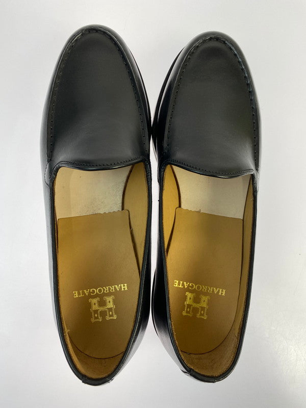 【中古美品】【メンズ】 HARROGATE ハロゲイト BARBICAN-VENETIAN LOAFER 26SS バービカン ベネチアン ローファー 靴 モカシン シューズ メンズ 164-260430-em-62-min サイズ：UK9 カラー：ブラック 万代Net店