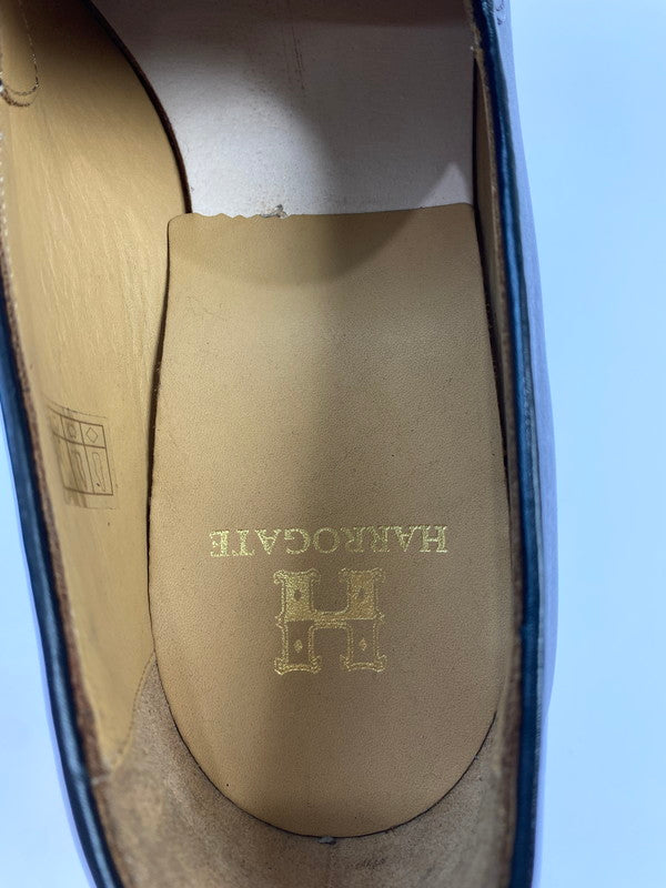 【中古美品】【メンズ】 HARROGATE ハロゲイト BARBICAN-VENETIAN LOAFER 26SS バービカン ベネチアン ローファー 靴 モカシン シューズ メンズ 164-260430-em-62-min サイズ：UK9 カラー：ブラック 万代Net店