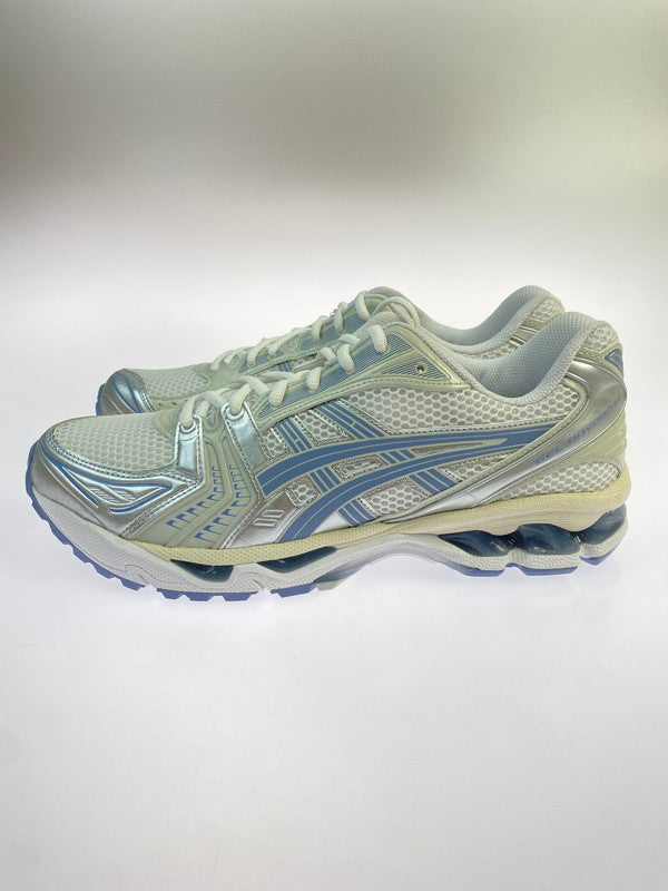 【中古美品】【メンズ】 ASICS GEL-KAYANO 14 1203A537-115 ゲルカヤノ ランニングシューズ スニーカー メンズ シューズ 靴 162-260430-em-61-min サイズ：28.5cm カラー：WHITE LIGHT NAVY 万代Net店