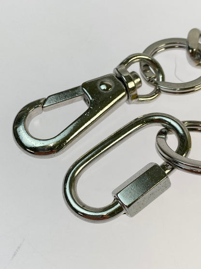 【中古品】【メンズ】 THE OBJECT ザ オブジェクト SIGNATURE DOUBLE KARABINA LONG KEYCHAIN キーチェーン カラビナ 小物 192-260503-AS-71-min カラー：ゴールド/シルバー 万代Net店