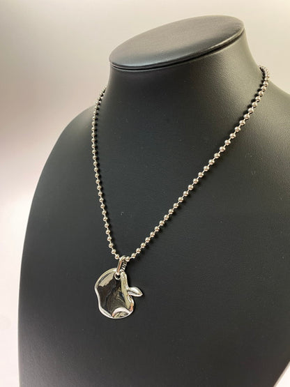 【中古品】【メンズ/レディース】 THE OBJECT ザ オブジェクト ADAM APPLE NECKLACE ネックレス アクセサリー 192-260503-AS-72-min カラー：シルバー 万代Net店