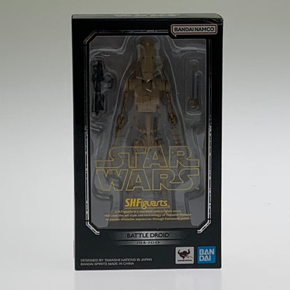 【中古品】 S.H.Figuarts バトル・ドロイド(再販版) スター・ウォーズ エピソード1/ファントム・メナス フィギュア 055-260702-ta-07-min 万代Net店
