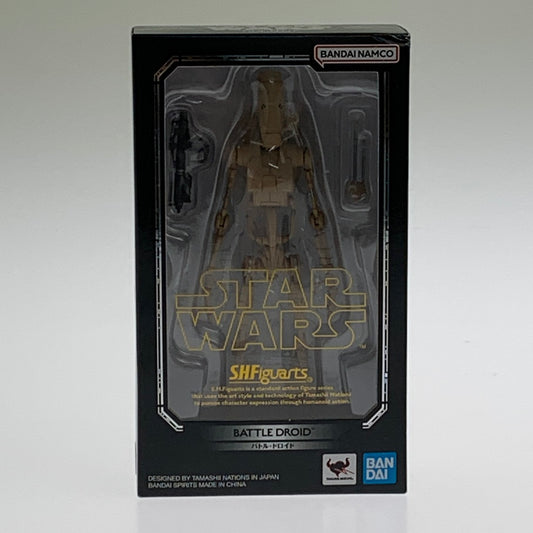 【中古品】 S.H.Figuarts バトル・ドロイド(再販版) スター・ウォーズ エピソード1/ファントム・メナス フィギュア 055-260702-ta-07-min 万代Net店