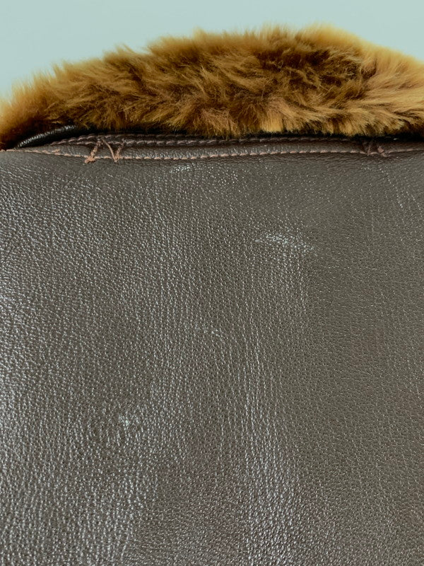 【現状渡し品】【メンズ】 J.A.DUBOW J.A.デュボウ REPLICA G-1 FLIGHT JACKET フライトジャケット アウター 146-260503-AS-45-min サイズ：38 カラー：ブラウン 万代Net店