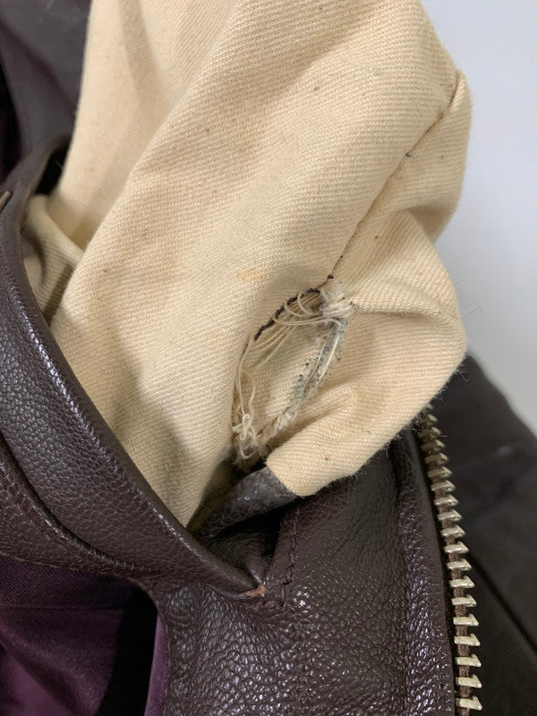 【現状渡し品】【メンズ】 J.A.DUBOW J.A.デュボウ REPLICA G-1 FLIGHT JACKET フライトジャケット アウター 146-260503-AS-45-min サイズ：38 カラー：ブラウン 万代Net店