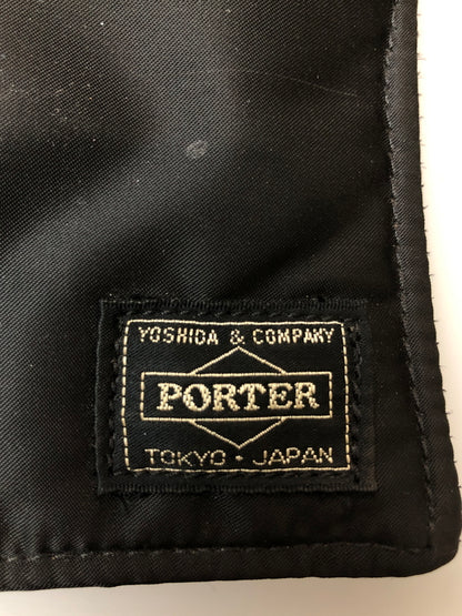 【中古品】【メンズ/レディース】 PORTER ポーター TANKER NAVIGATION BAG 622-19843 タンカー ナビゲーター バッグ 小型 ショルダーバッグ ポーチ 188-260519-em-11-min カラー：ブラック 万代Net店