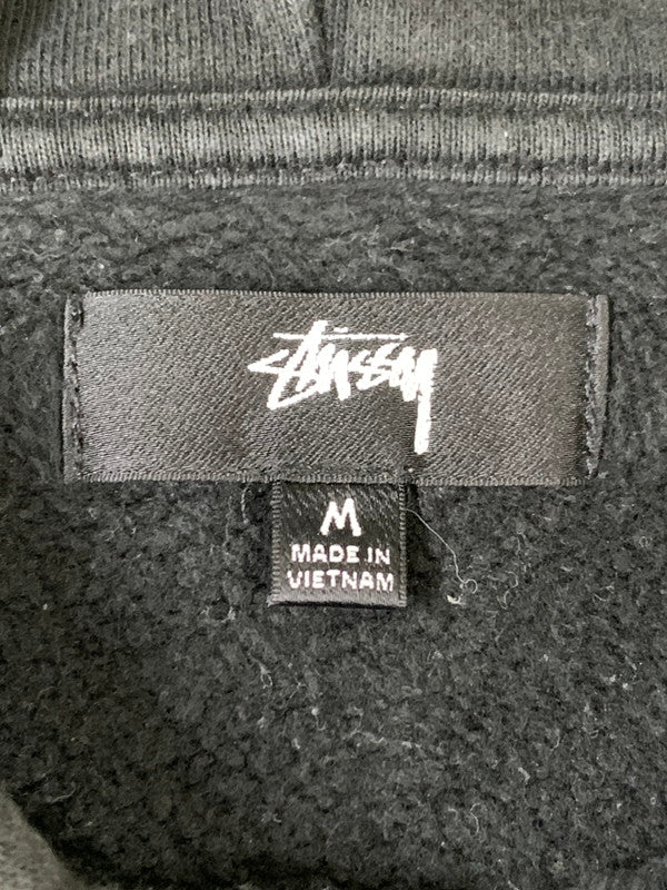 【中古品】【メンズ】 STUSSY ステューシー CATCH THE NEW WAVE HOODIE キャッチ・ザ・ニュー・ウェーブ・フーディー メンズ トップス パーカー 142-260430-em-49-min サイズ：M カラー：ダークグリーン 万代Net店