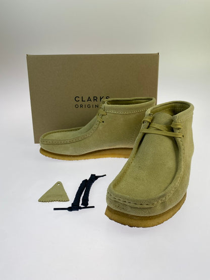 【中古品】【メンズ】 CLARKS クラークス 11826 WALLABEE BOOT MAPLE SUEDE ワラビーブーツ 靴 シューズ 164-260503-AS-65-min サイズ：UK8 1/2 カラー：ベージュ 万代Net店
