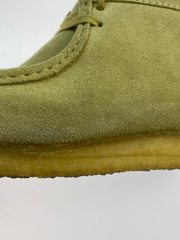 【中古品】【メンズ】 CLARKS クラークス 11826 WALLABEE BOOT MAPLE SUEDE ワラビーブーツ 靴 シューズ 164-260503-AS-65-min サイズ：UK8 1/2 カラー：ベージュ 万代Net店