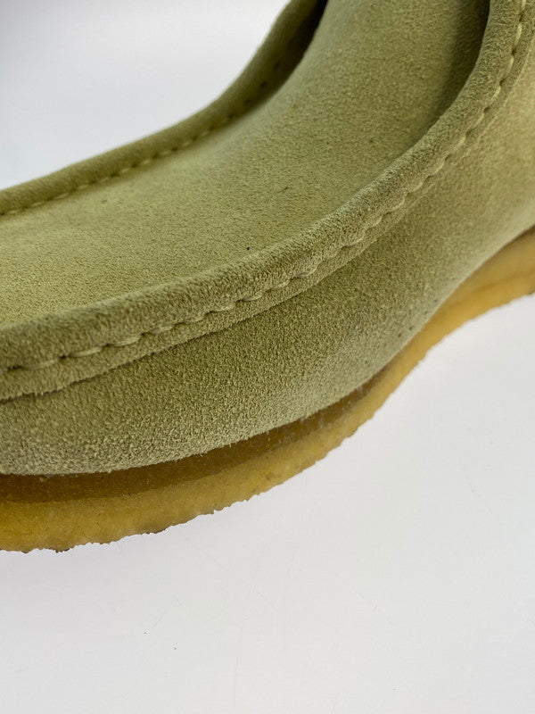 【中古品】【メンズ】 CLARKS クラークス 11826 WALLABEE BOOT MAPLE SUEDE ワラビーブーツ 靴 シューズ 164-260503-AS-65-min サイズ：UK8 1/2 カラー：ベージュ 万代Net店