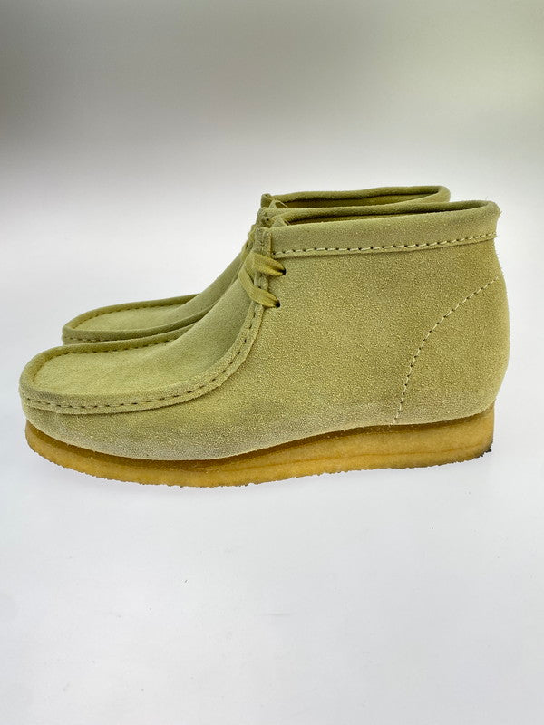 【中古品】【メンズ】 CLARKS クラークス 11826 WALLABEE BOOT MAPLE SUEDE ワラビーブーツ 靴 シューズ 164-260503-AS-65-min サイズ：UK8 1/2 カラー：ベージュ 万代Net店
