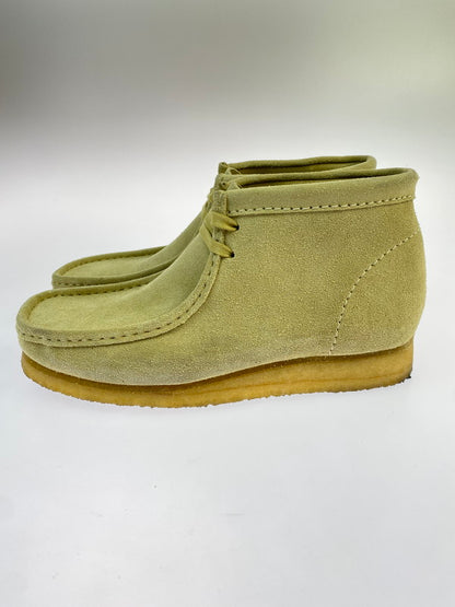 【中古品】【メンズ】 CLARKS クラークス 11826 WALLABEE BOOT MAPLE SUEDE ワラビーブーツ 靴 シューズ 164-260503-AS-65-min サイズ：UK8 1/2 カラー：ベージュ 万代Net店