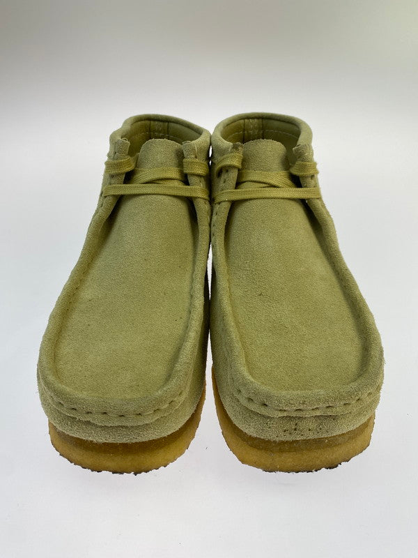 【中古品】【メンズ】 CLARKS クラークス 11826 WALLABEE BOOT MAPLE SUEDE ワラビーブーツ 靴 シューズ 164-260503-AS-65-min サイズ：UK8 1/2 カラー：ベージュ 万代Net店