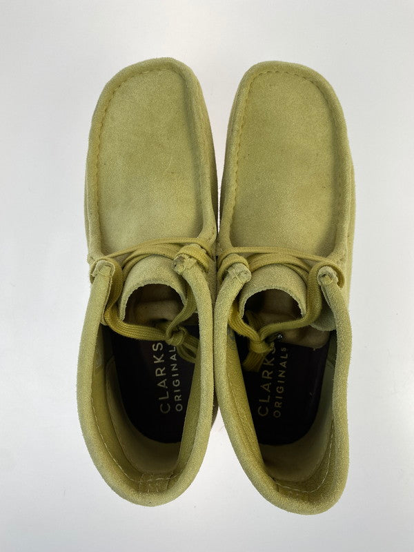 【中古品】【メンズ】 CLARKS クラークス 11826 WALLABEE BOOT MAPLE SUEDE ワラビーブーツ 靴 シューズ 164-260503-AS-65-min サイズ：UK8 1/2 カラー：ベージュ 万代Net店