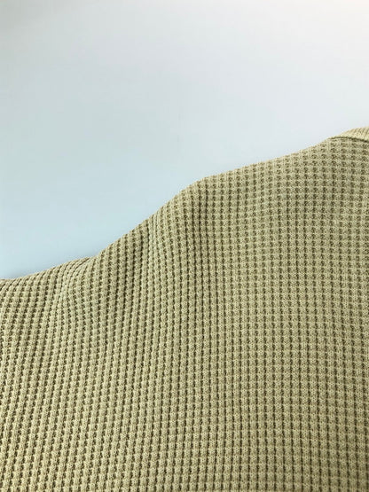 【中古品】【メンズ】 SCHOTT ショット 782-3934009 THERMAL PIGMENT OD HENLEY NECK T-SHIRT ヘンリーネック 半袖Tシャツ ショートスリーブ 145-260503-AS-29-min サイズ：XL カラー：ベージュ 万代Net店