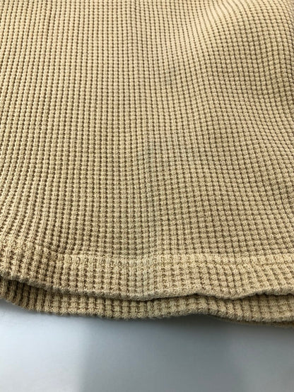 【中古品】【メンズ】 SCHOTT ショット 782-3934009 THERMAL PIGMENT OD HENLEY NECK T-SHIRT ヘンリーネック 半袖Tシャツ ショートスリーブ 145-260503-AS-29-min サイズ：XL カラー：ベージュ 万代Net店
