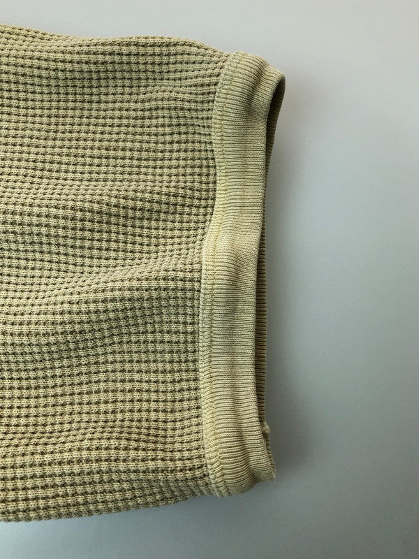 【中古品】【メンズ】 SCHOTT ショット 782-3934009 THERMAL PIGMENT OD HENLEY NECK T-SHIRT ヘンリーネック 半袖Tシャツ ショートスリーブ 145-260503-AS-29-min サイズ：XL カラー：ベージュ 万代Net店