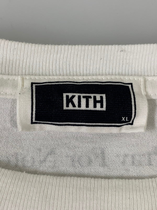 【中古品】【メンズ】 KITH キス PRAY FOR NOTO TEE WHITE プレイ フォー ノト 半袖Tシャツ チャリティー 能登半島地震 メンズ トップス 142-260430-em-37-min サイズ：XL カラー：ホワイト 万代Net店