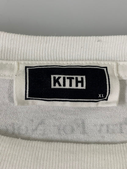 【中古品】【メンズ】 KITH キス PRAY FOR NOTO TEE WHITE プレイ フォー ノト 半袖Tシャツ チャリティー 能登半島地震 メンズ トップス 142-260430-em-37-min サイズ：XL カラー：ホワイト 万代Net店