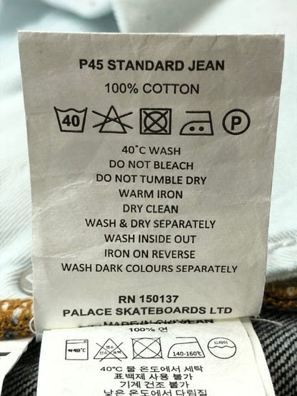 【中古品】【メンズ】 PALACE パレス P45 STANDARD JEAN デニムパンツ ボトムス 153-260503-AS-21-min サイズ：34 カラー：インディゴ 万代Net店