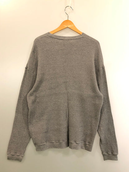 【中古品】【メンズ】 WTAPS ダブルタップス 242ATDT-CSM21 WAFFLE LS COTTON TEE ワッフルコットン 長袖Tシャツ ロングスリーブ 142-260503-AS-24-min サイズ：X03 カラー：グレー 万代Net店
