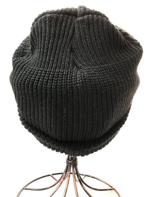 【中古品】【メンズ/レディース】 WTAPS ダブルタップス BEANIE ACRYLIC BLACK 252MADT-HT03 ビーニー アクリル ニット帽 帽子 ニットキャップ 185-260519-em-08-min サイズ：00 カラー：ブラック 万代Net店