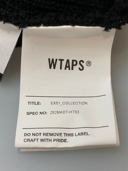 【中古品】【メンズ/レディース】 WTAPS ダブルタップス BEANIE ACRYLIC BLACK 252MADT-HT03 ビーニー アクリル ニット帽 帽子 ニットキャップ 185-260519-em-08-min サイズ：00 カラー：ブラック 万代Net店