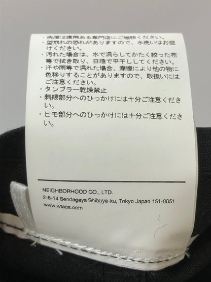 【中古品】【メンズ/レディース】 WTAPS ダブルタップス CAP CTPL TWILL CREVASSE BLACK 231HCDT-HT10 MILITIA ミリティア キャップ ツイル クレバス ブラック 帽子 185-260519-em-03-min サイズ：00 カラー：ブラック 万代Net店