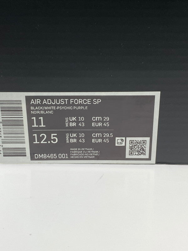 【中古美品】【メンズ】 AMBUSH アンブッシュ ×NIKE ナイキ DM8465-001 AIR ADJUST FORCE 靴 シューズ スニーカー 160-260503-AS-59-min サイズ：29cm カラー：BLACK/WHITE-PSYCHIC PURPLE 万代Net店