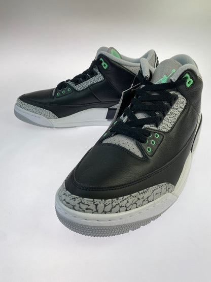 【中古美品】【メンズ】 NIKE ナイキ CT8532-031 AIR JORDAN 3 RETRO 靴 シューズ スニーカー 160-260503-AS-60-min サイズ：28.5cm カラー：ブラック/グレー/グリーン 万代Net店
