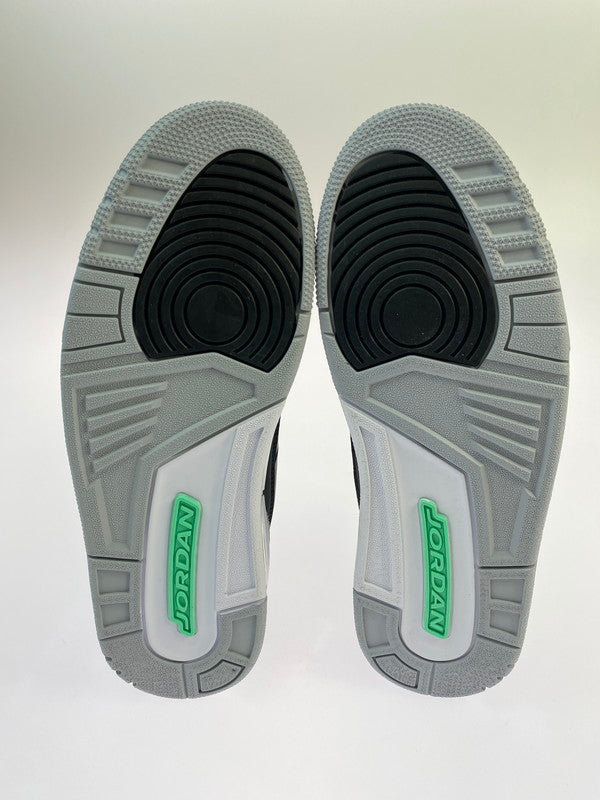 【中古美品】【メンズ】 NIKE ナイキ CT8532-031 AIR JORDAN 3 RETRO 靴 シューズ スニーカー 160-260503-AS-60-min サイズ：28.5cm カラー：ブラック/グレー/グリーン 万代Net店