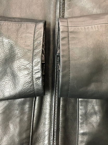 【中古品】【メンズ】 SEMOH セモー COW LEATHER HUNTING JACKET カウレザー ハンティングジャケット アウター 140-260503-AS-8-min サイズ：1 カラー：ブラック 万代Net店