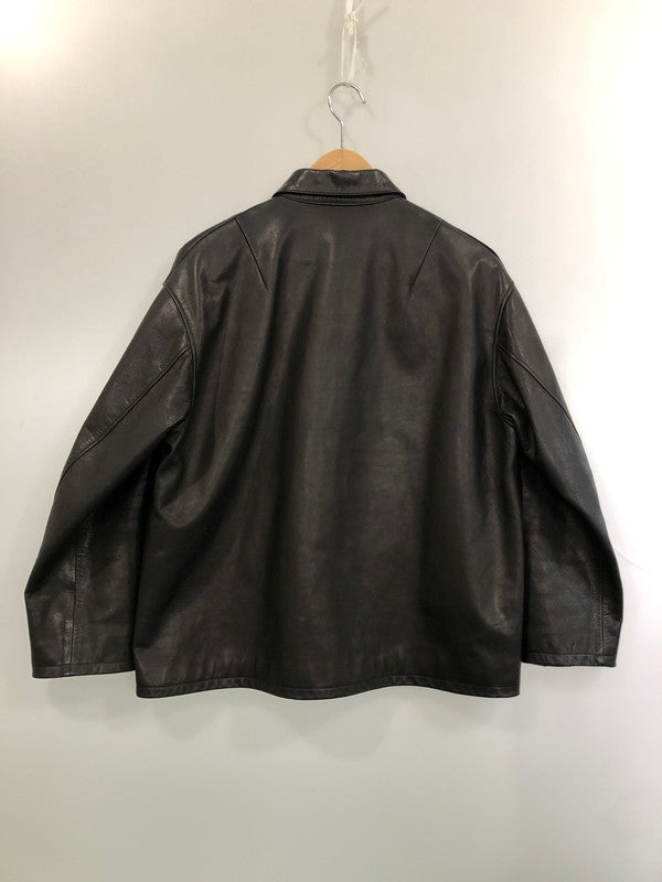 【中古品】【メンズ】 SEMOH セモー COW LEATHER HUNTING JACKET カウレザー ハンティングジャケット アウター 140-260503-AS-8-min サイズ：1 カラー：ブラック 万代Net店