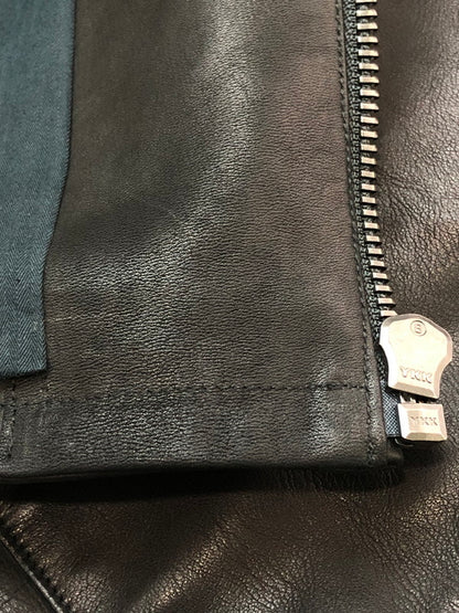 【中古品】【メンズ】 SEMOH セモー COW LEATHER HUNTING JACKET カウレザー ハンティングジャケット アウター 140-260503-AS-8-min サイズ：1 カラー：ブラック 万代Net店