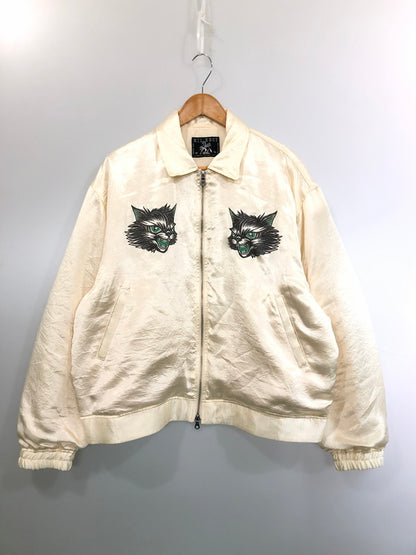 【中古品】【メンズ】 MILKBOY ミルクボーイ 20261103 CAT SUKAJYAN スカジャン アウター 140-260503-AS-10-min サイズ：下記参照 カラー：クリーム系 万代Net店
