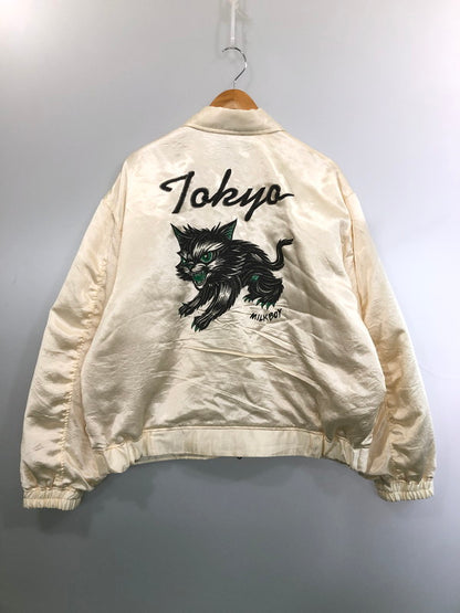 【中古品】【メンズ】 MILKBOY ミルクボーイ 20261103 CAT SUKAJYAN スカジャン アウター 140-260503-AS-10-min サイズ：下記参照 カラー：クリーム系 万代Net店