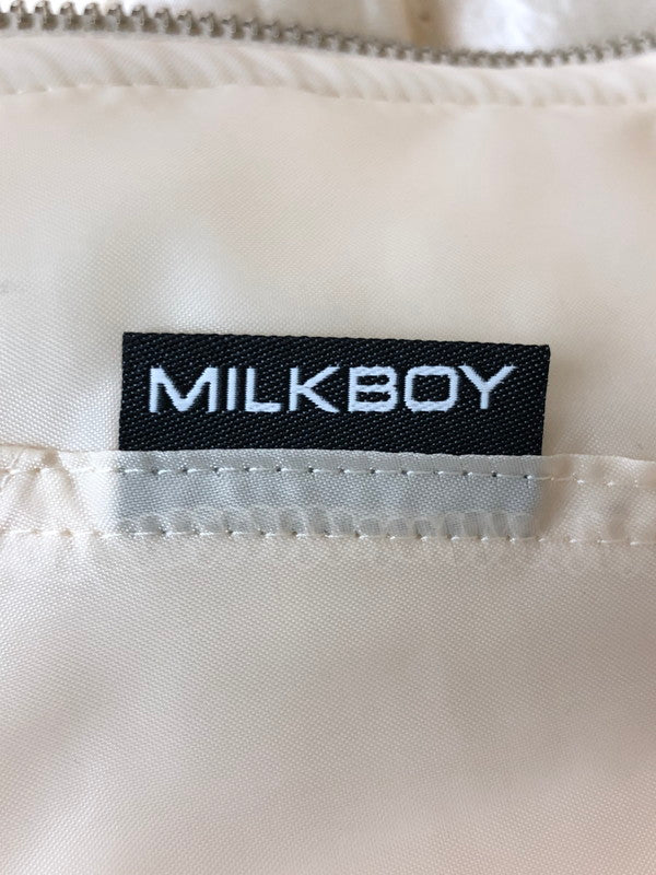 【中古品】【メンズ】 MILKBOY ミルクボーイ 20261103 CAT SUKAJYAN スカジャン アウター 140-260503-AS-10-min サイズ：下記参照 カラー：クリーム系 万代Net店