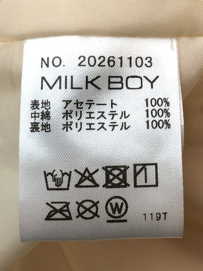 【中古品】【メンズ】 MILKBOY ミルクボーイ 20261103 CAT SUKAJYAN スカジャン アウター 140-260503-AS-10-min サイズ：下記参照 カラー：クリーム系 万代Net店